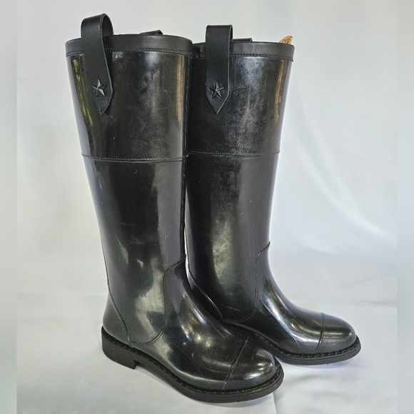 Jimmy Choo London Rain Boots - Picture 1 of 6